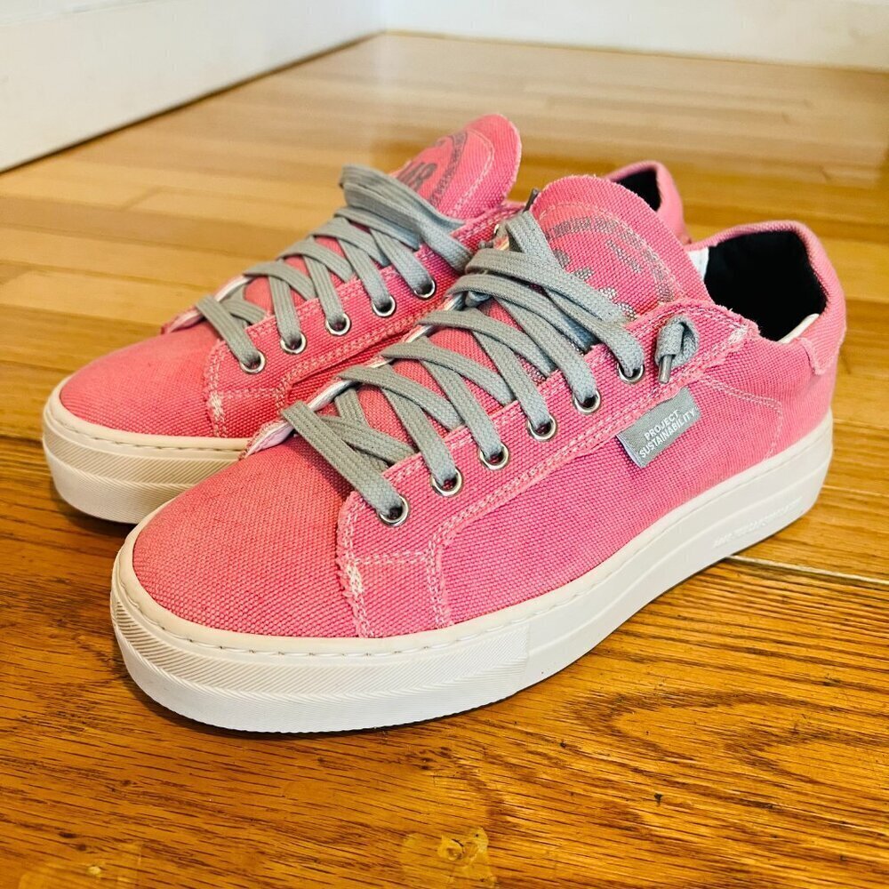 P448 Pilnk Canvas Sneakers Women’s 38 US 7.5 - 8 BRAND NEW - Picture 15 of 16